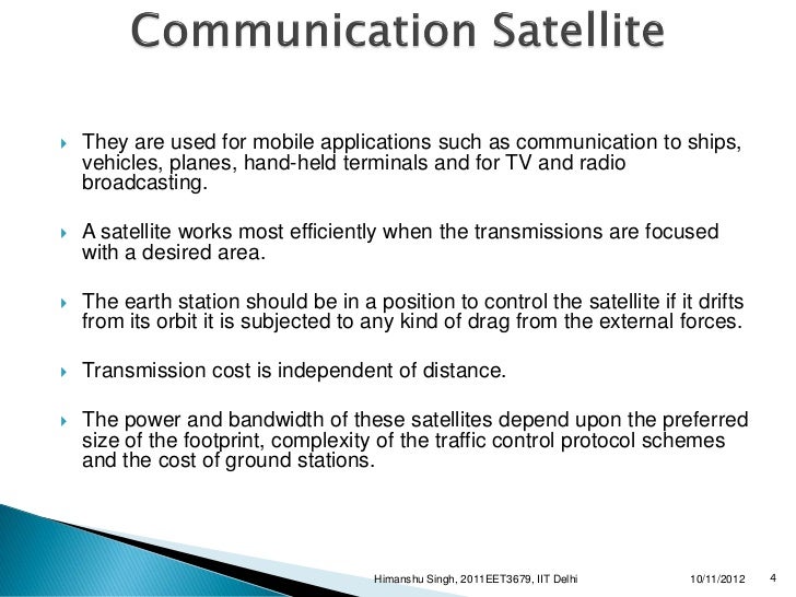 The characteristics and application of mobile satellite services mobile satellite services market